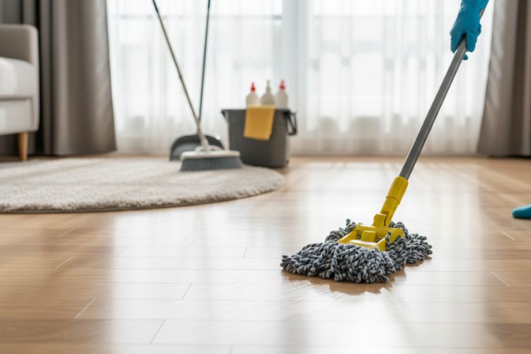 Routine Cleaning Floors