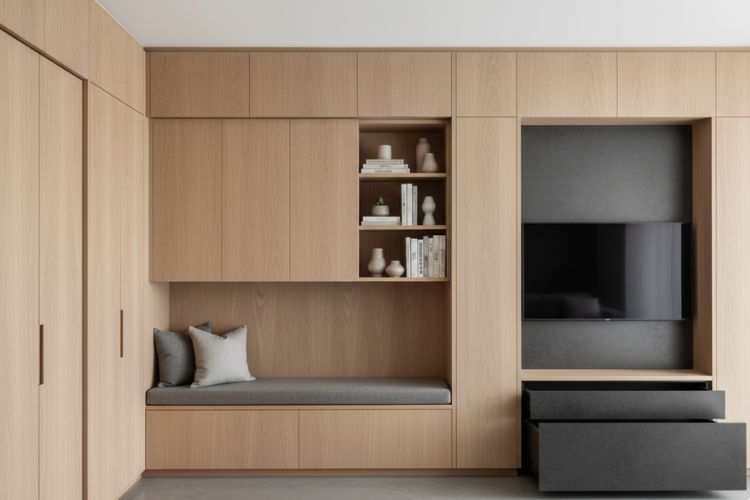 Built-in storage design