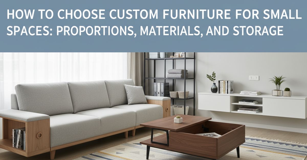 Custom furniture, small spaces