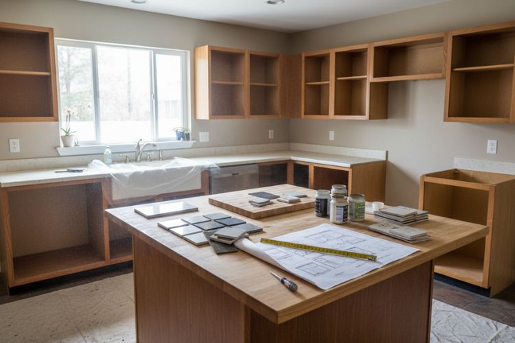 Kitchen renovation progress