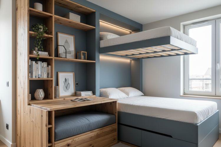 Small space bedroom