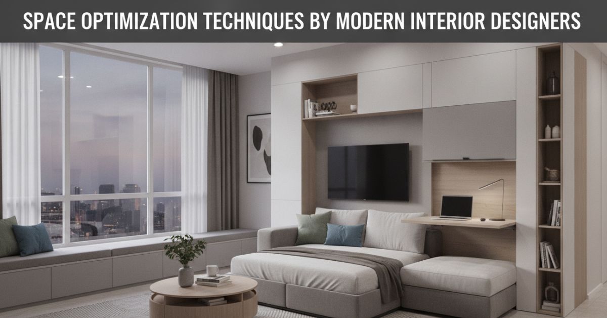 Space Optimization Techniques by Modern Interior Designers
